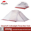 New Cloud Up Series 1 2 3 Person Ultralight Tent